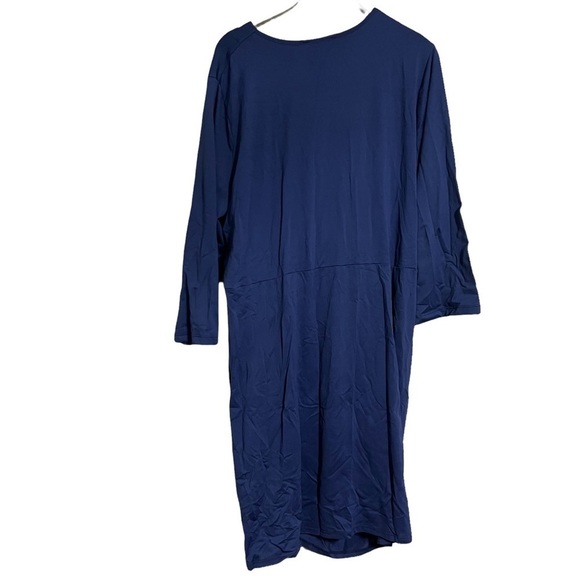ASOS Deep Blue Long Sleeve Dress - Picture 7 of 9